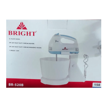 BRIGHT HAND MIXER WITH BOWL BR-520B