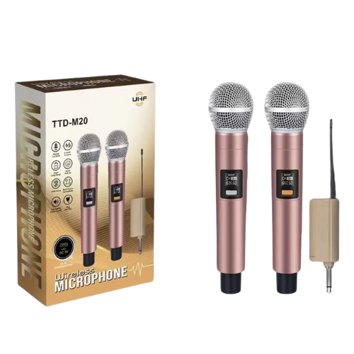 Fartory TTD-M20 High Quality Handheld Party Karaoke Wireless Microphones