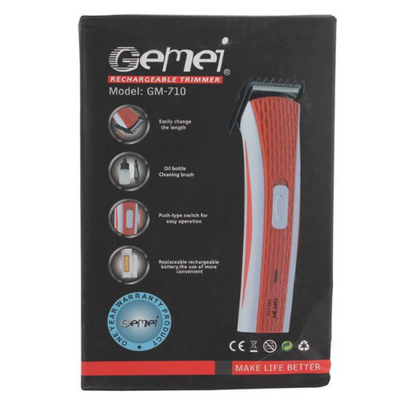 Geemy Rechargeable Hair And Beard Trimmer GM-710