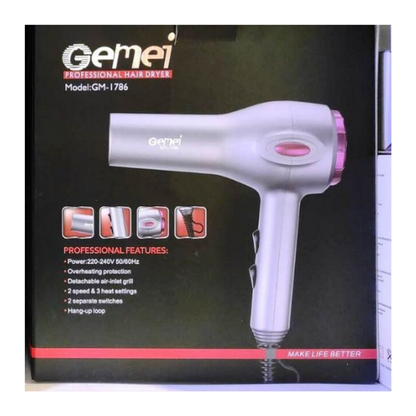 Gemei Professional Hair Dryer GM-1786