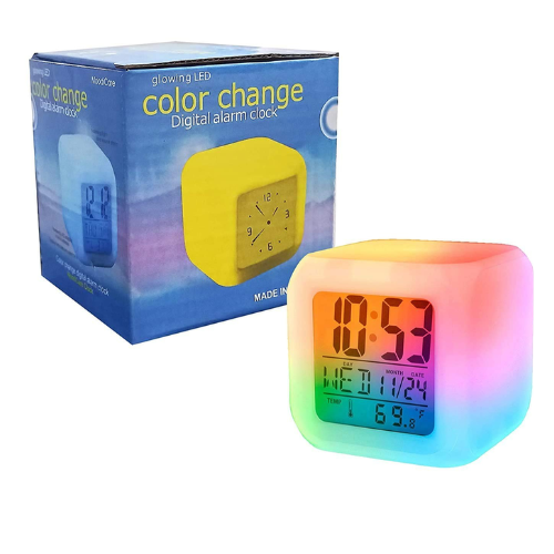 Smart Table Electronic Colour Changing Alarm Clock
